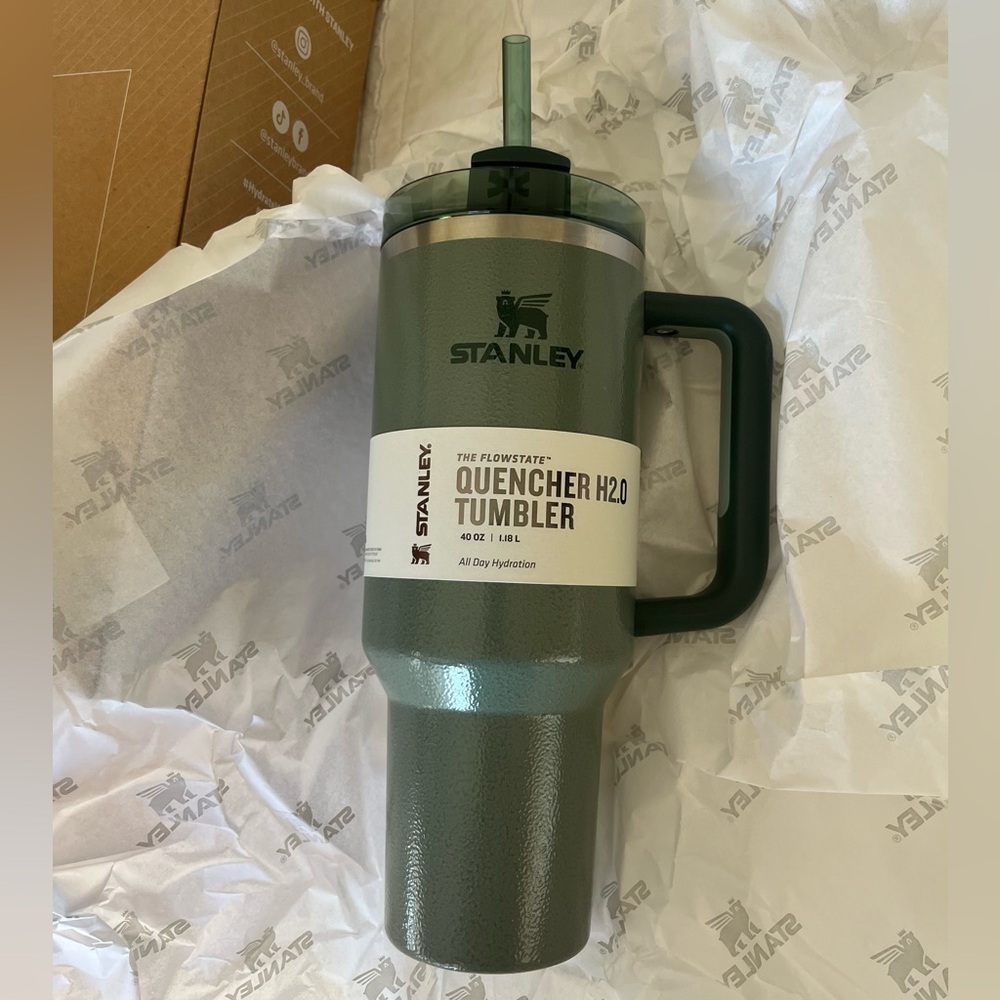 Stanley 40oz Hammertone Green